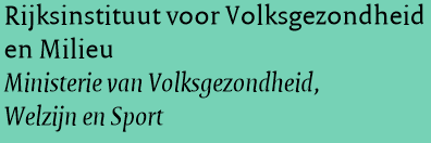 Rijksinstituut voor Volksgezondheid en Milieu - Ministerie van Volksgezondheid, Welzijn en Sport