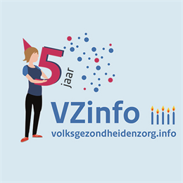 Afbeelding: VZinfo logo 5 jaar